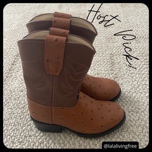 🛍2 time HP!!🛍 NWOB! Old West Cowboy Boots Baby Toddler sz 5 (050) Leather